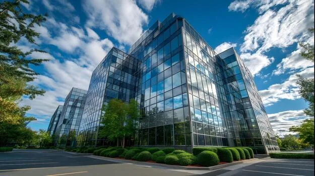Modern commercial office building